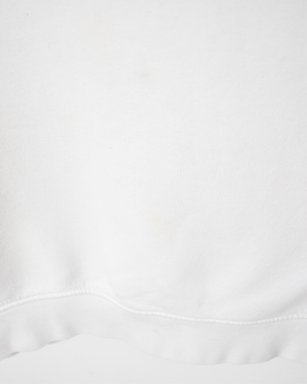 White Nike 1/4 Zip Sweatshirt - X-Large