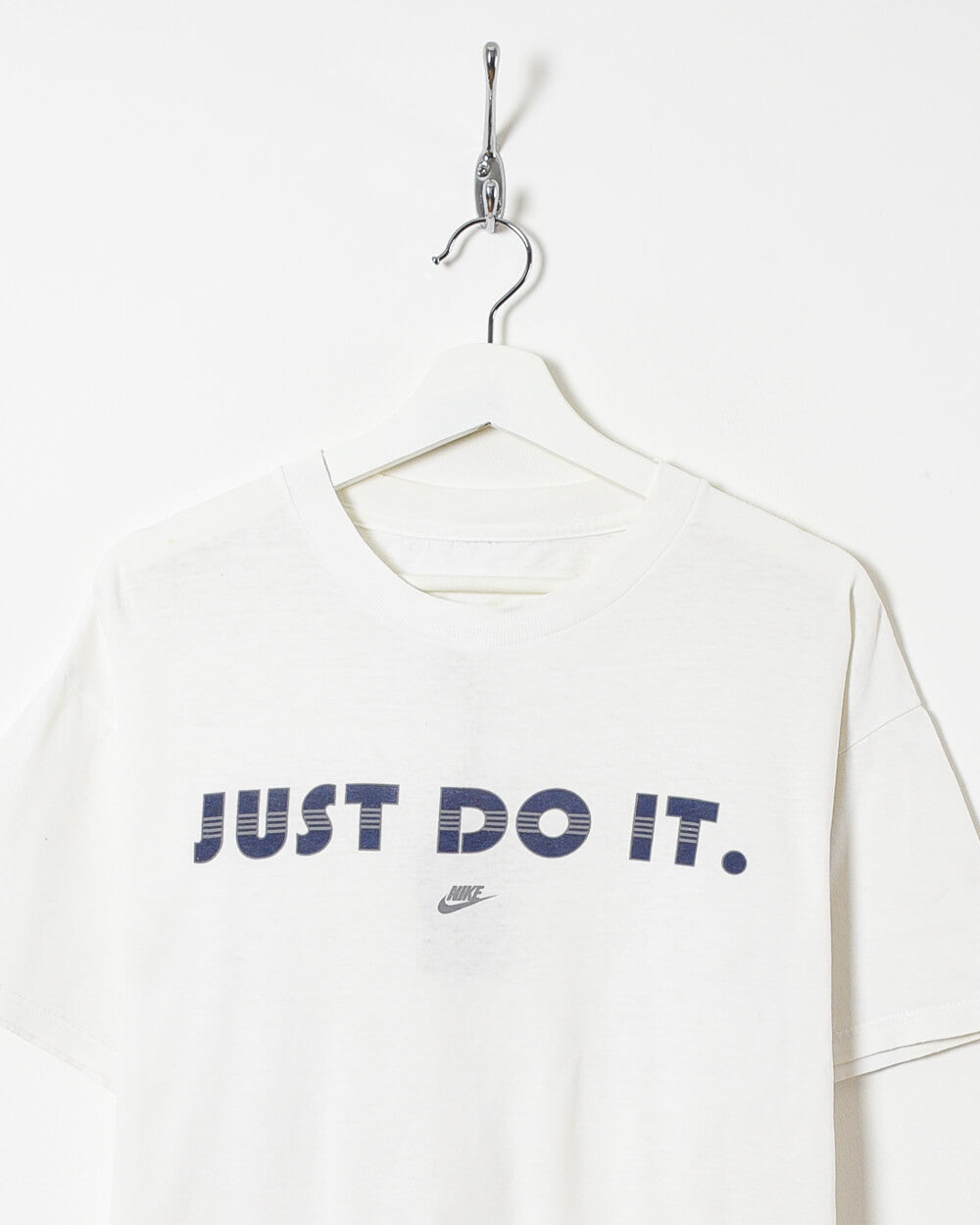 White Nike Just Do It T-Shirt - Large