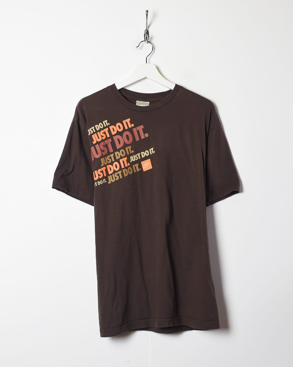 Brown Nike Just Do It T-Shirt - X-Large
