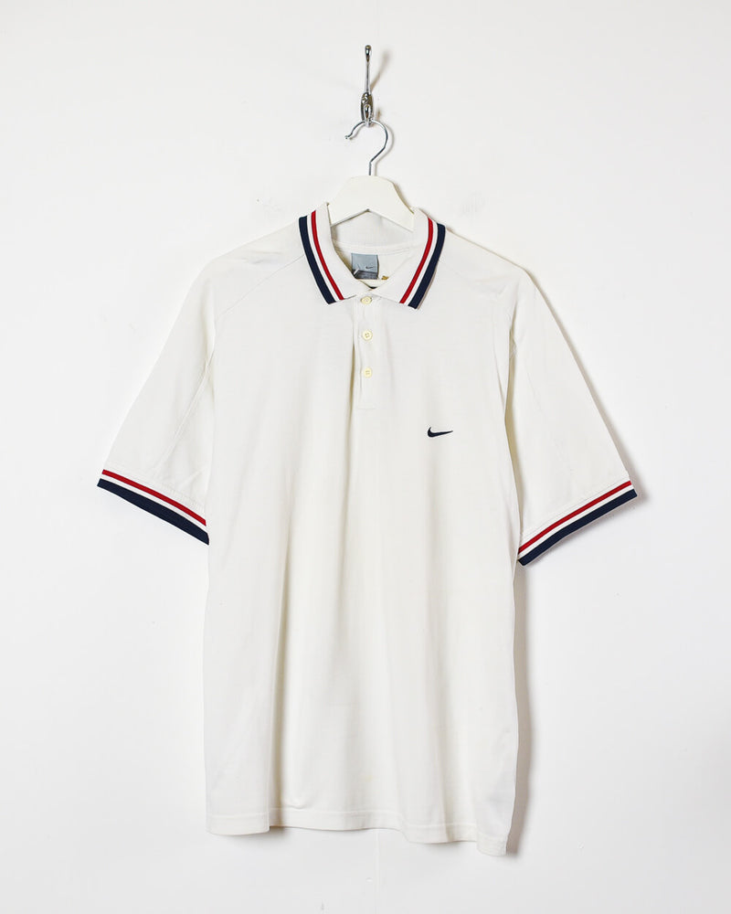 Vintage 00s White Nike Polo - Large Cotton– Domno Vintage