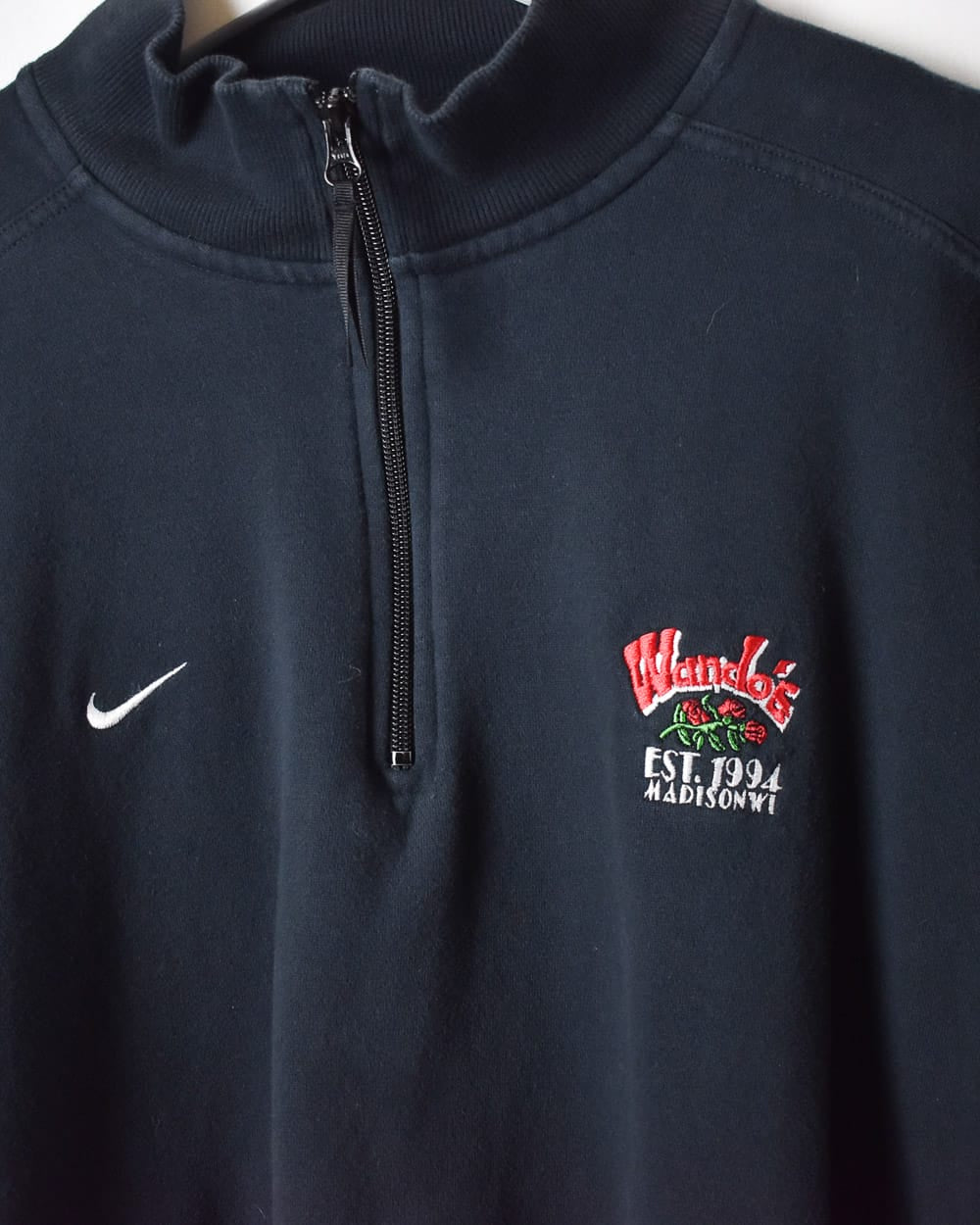 Black Nike Team Wando's 1/4 Zip Sweatshirt - XX-Large