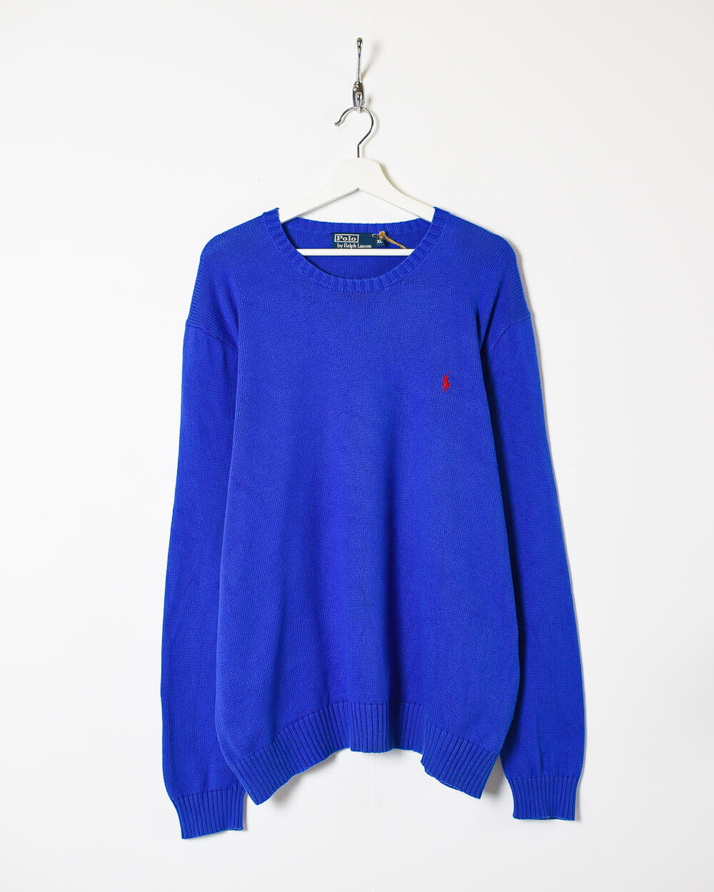 Blue Ralph Lauren Knitted Sweatshirt - X-Large