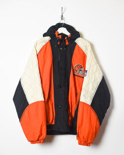 Vintage 90s Orange Starter X NFL Cincinnati Bengals Hooded Jacket