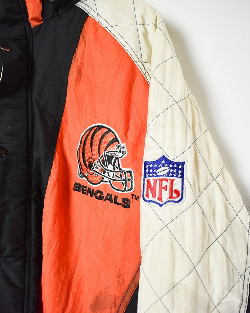 Vintage 90s Starter Chicago Bears Pullover Hoody 1/2 Zip Jacket Large NFL