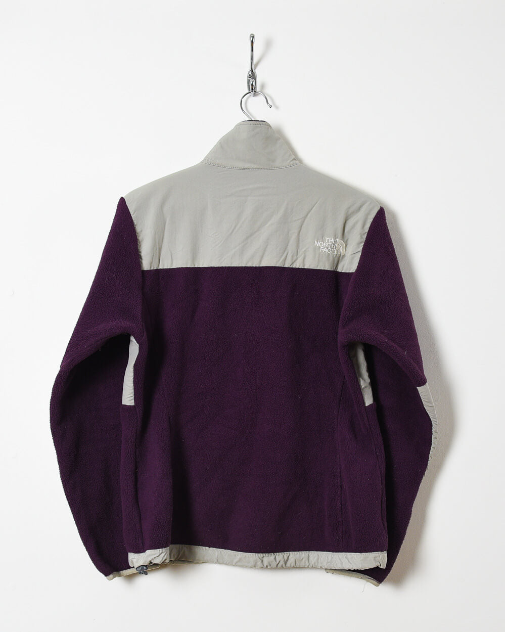 Purple The North Face Women's Colour Block Zip-Through Fleece - Medium