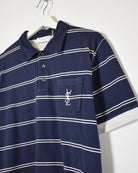 Navy Yves Saint Laurent Pocket Polo Shirt - Medium