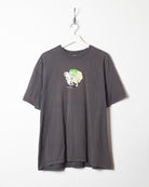 Grey Danger Mouse Baron Greenback Graphic T-Shirt - X-Large