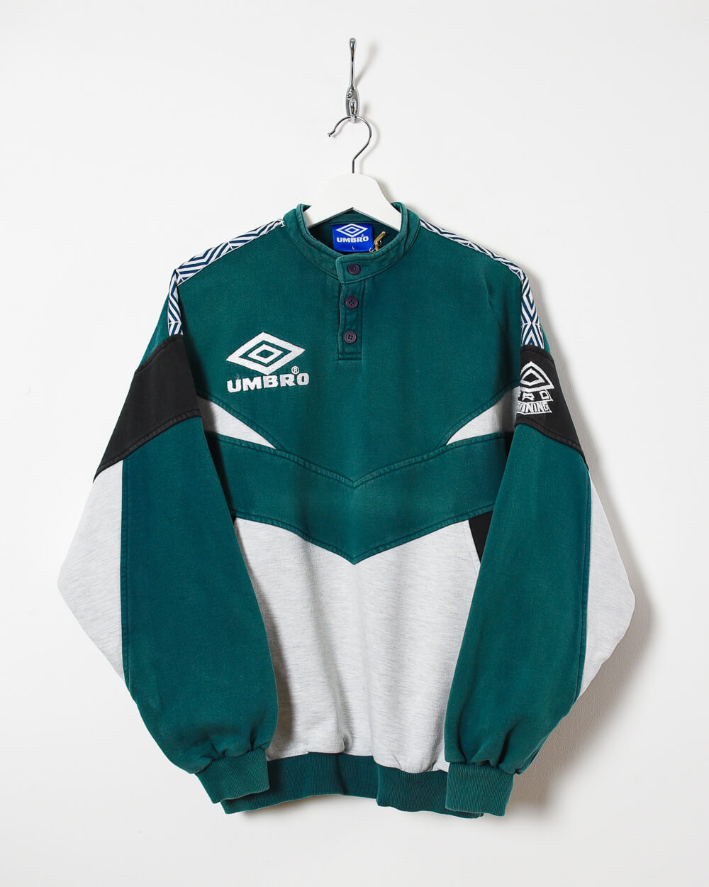 Green umbro online sweatshirt