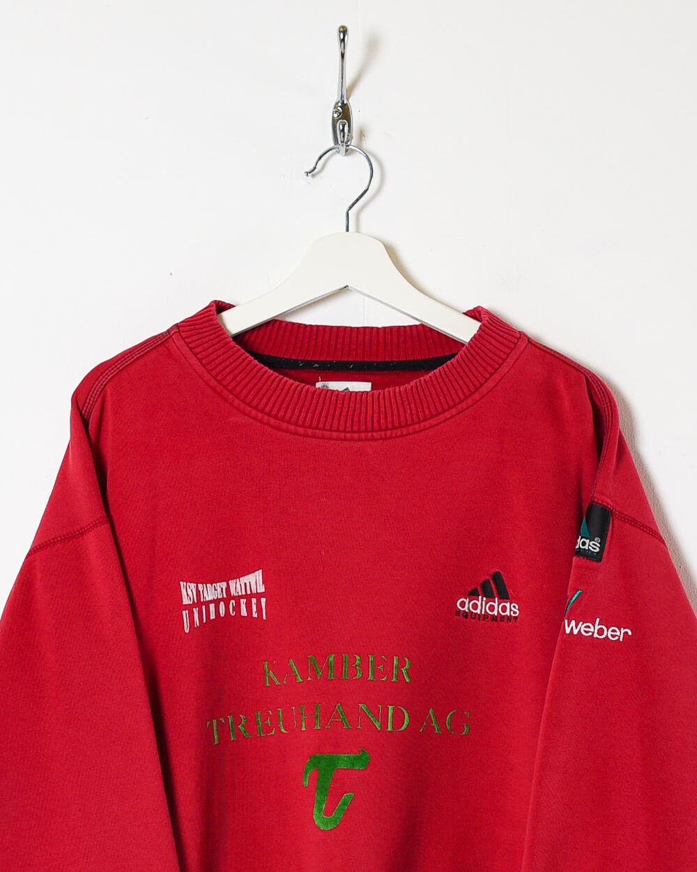 Red Adidas Equipment Sweatshirt - X-Large