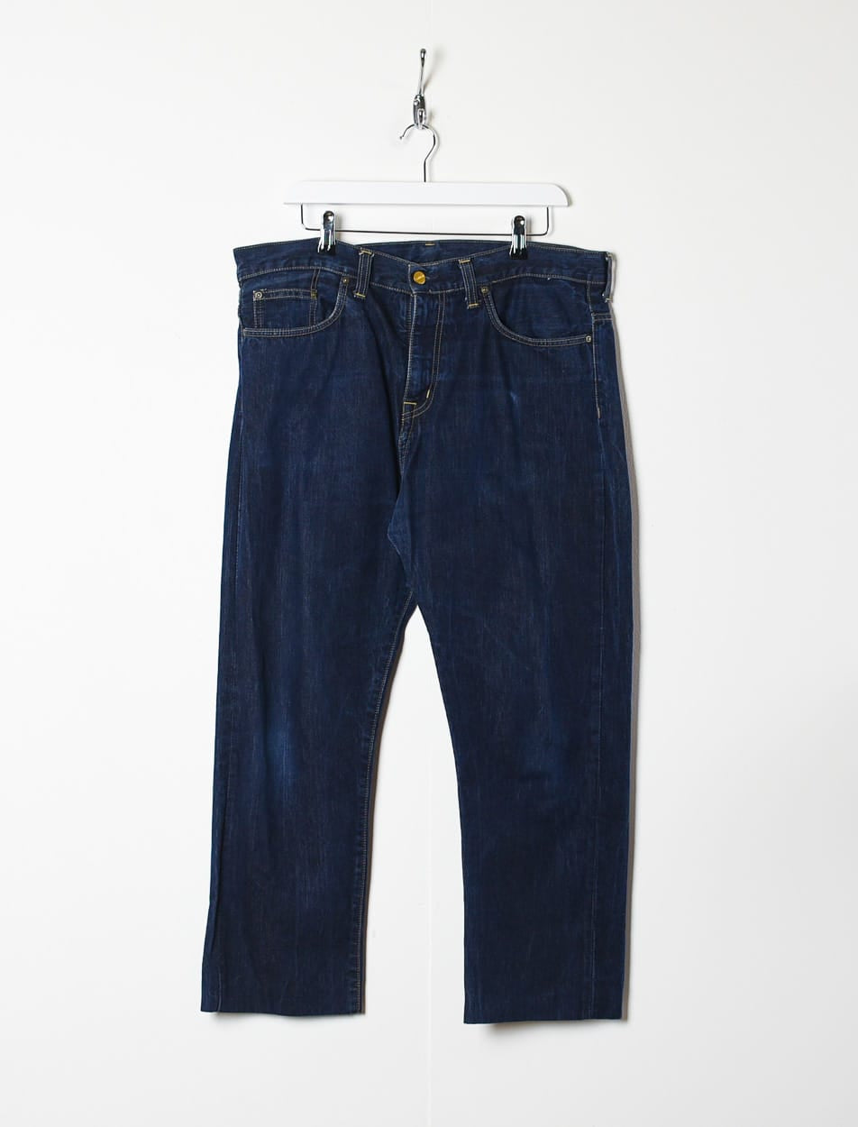 Navy Carhartt Jeans - W34 L30