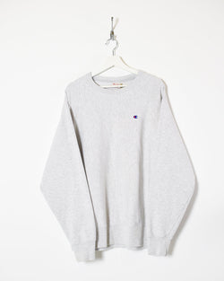 Vintage 10s+ Cotton Plain Stone Champion Reverse Weave Sweatshirt