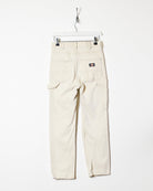 White Dickies Women's Carpenter Jeans - W28 L27