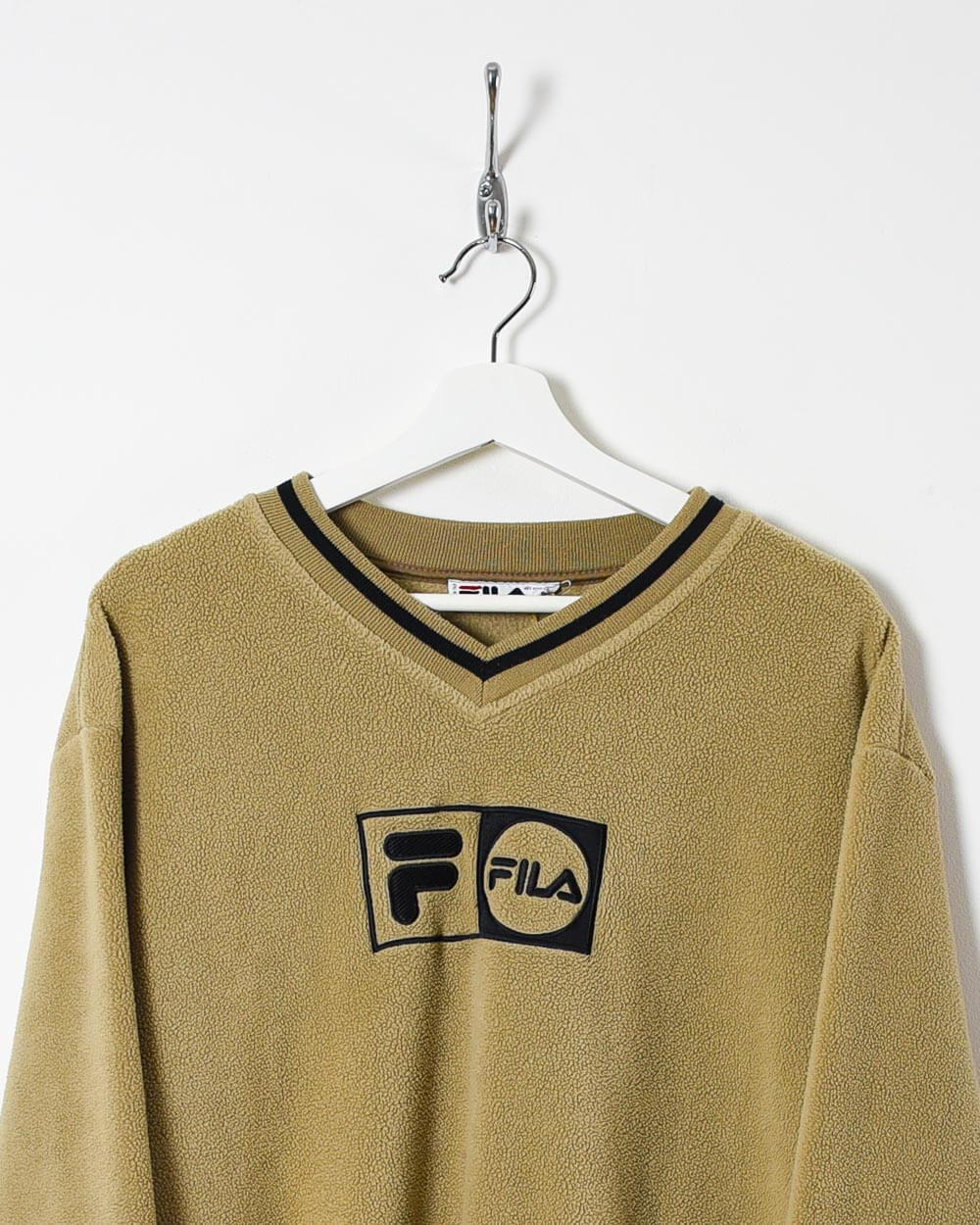 Khaki Fila Pullover Fleece - XX-Large
