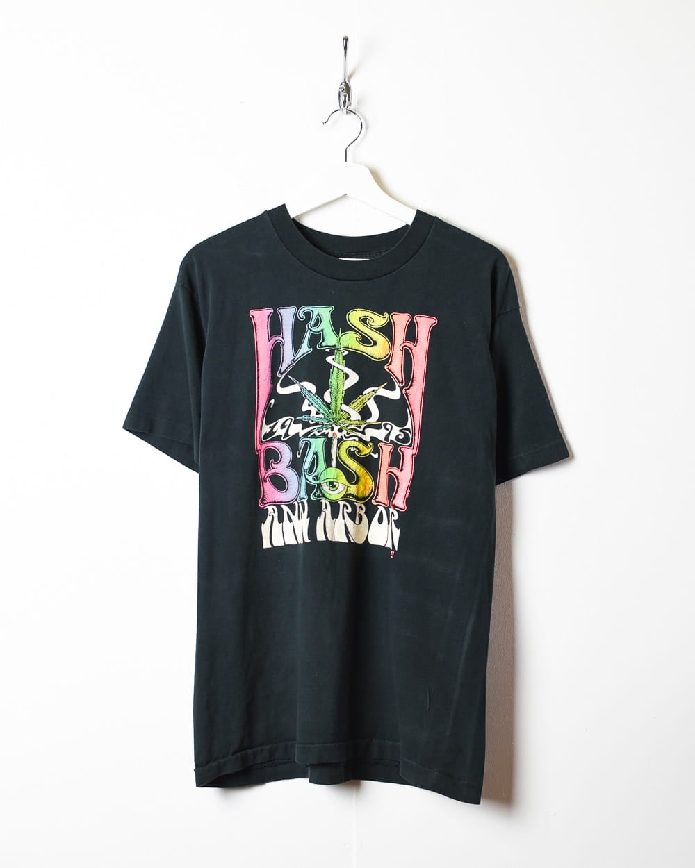 Black Hash Bash Ann Arbor Single Stitch T-Shirt - Large