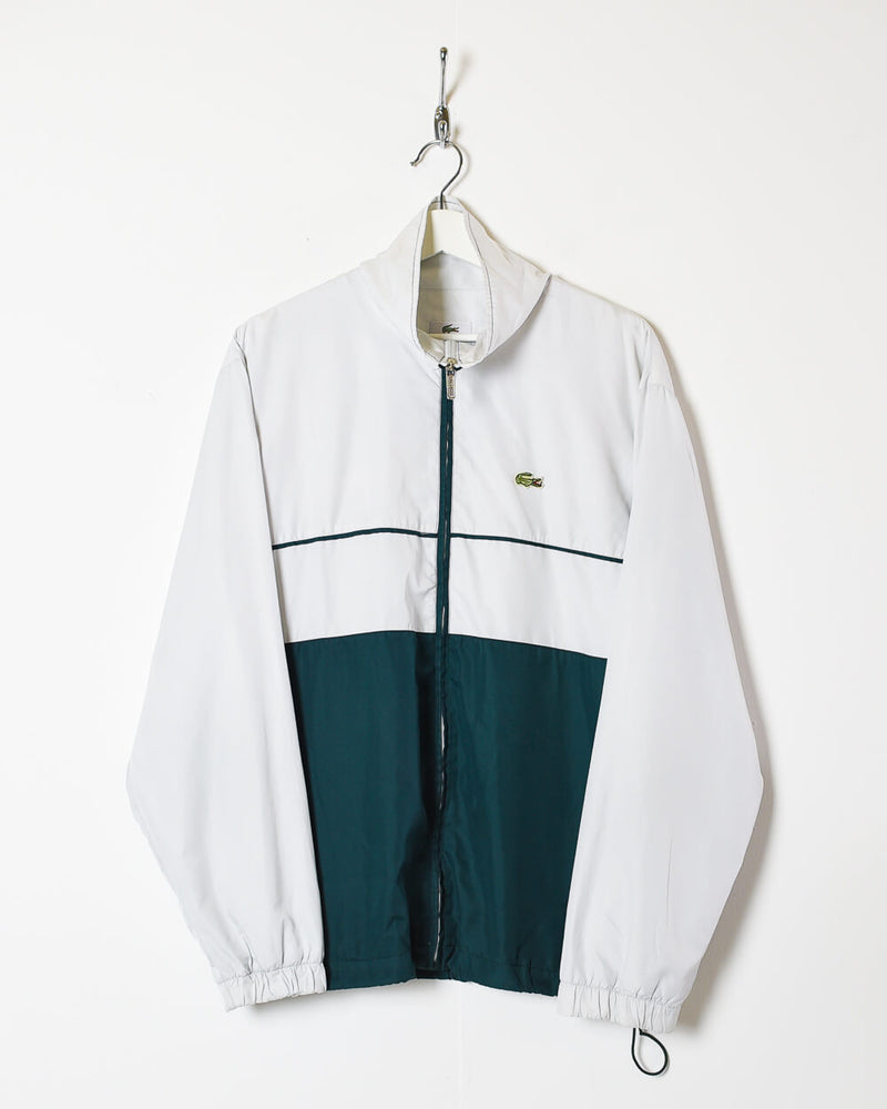 inch Overlevelse plan Vintage 00s Polyester Colour-Block White Lacoste Sport Windbreaker Jacket -  Large– Domno Vintage