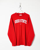 Red Nike Ohio State Long Sleeved T-Shirt - X-Large
