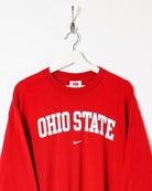 Red Nike Ohio State Long Sleeved T-Shirt - X-Large