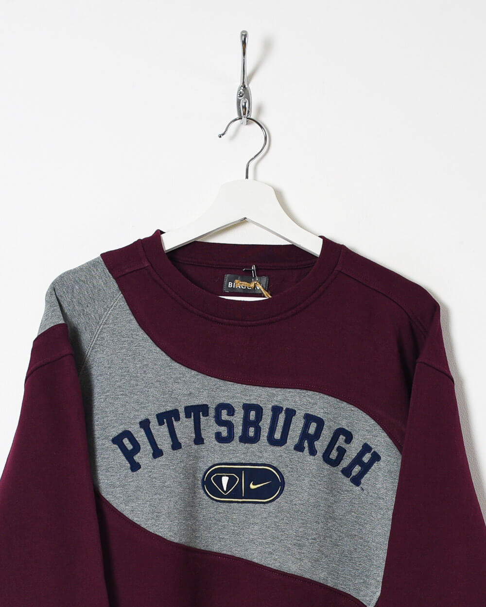 Maroon Nike Rework Pittsburgh Sweatshirt - X-Large