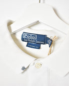 White Polo Ralph Lauren Polo Shirt - X-Large