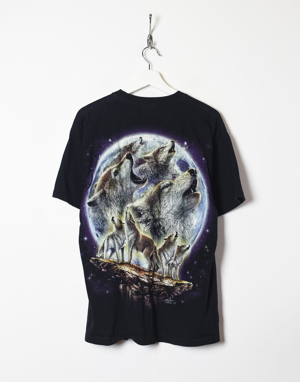 Black Rock Chang Wolf Graphic T-Shirt - Medium