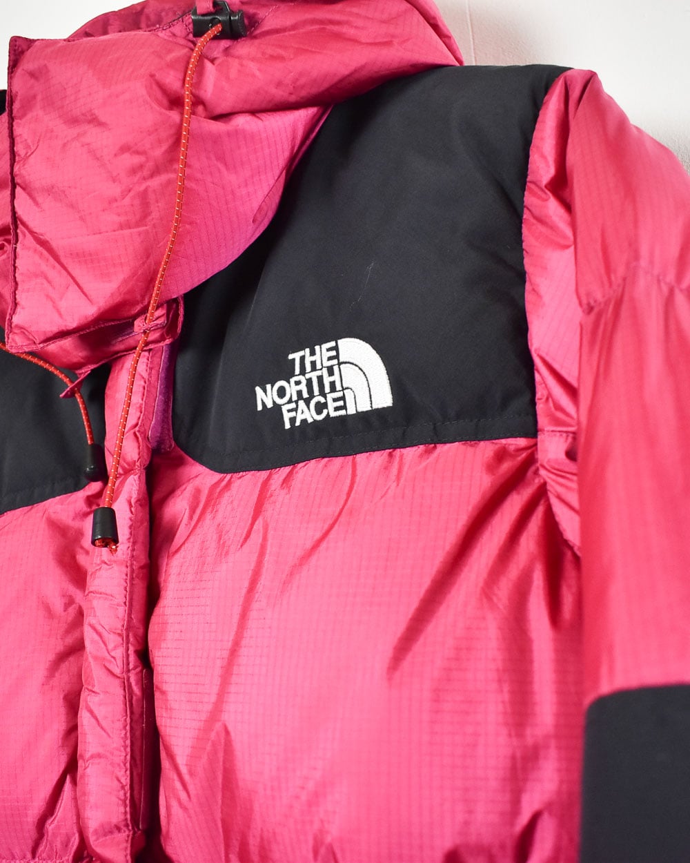 Pink The North Face Hooded Summit Series Windstopper 700 Down Puffer Jacket - X-Large women's