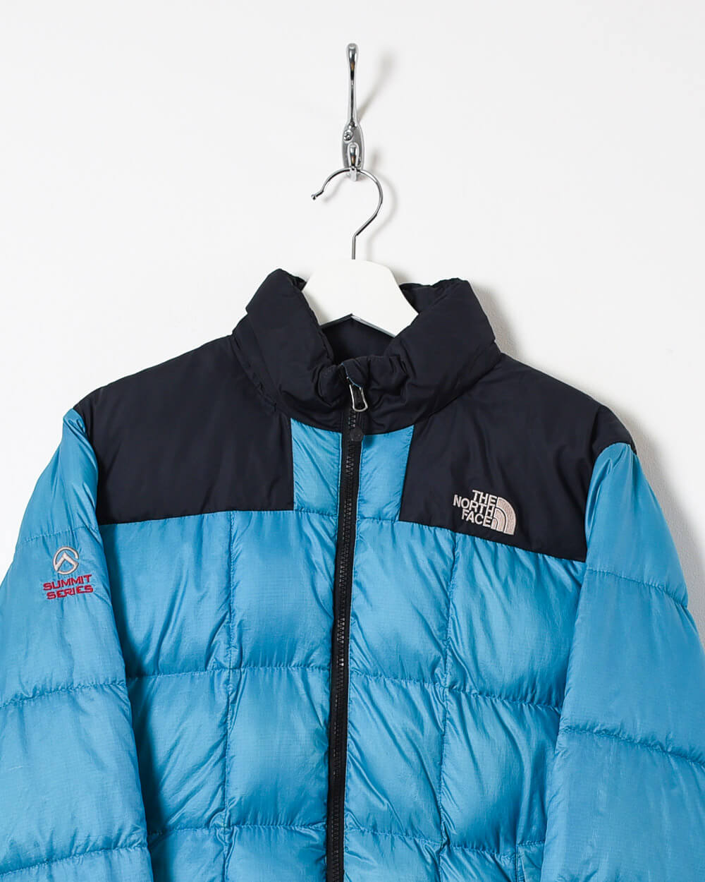 Blue The North Face Summit Series 800 Puffer Jacket - Small