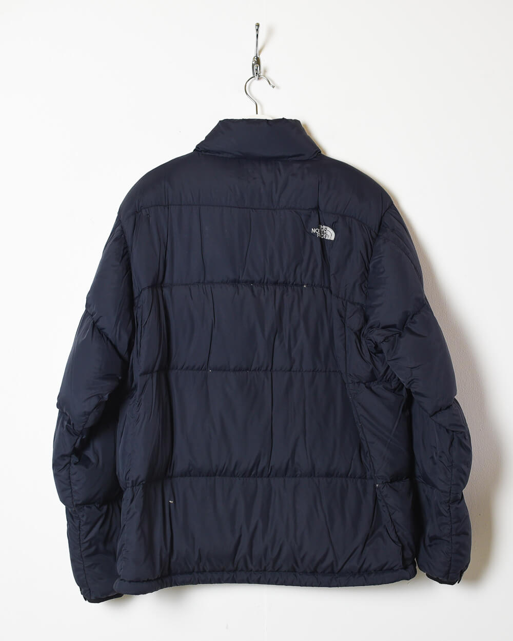 Vintage 00s Polyester Plain Navy The North Face 550 Down Puffer ...