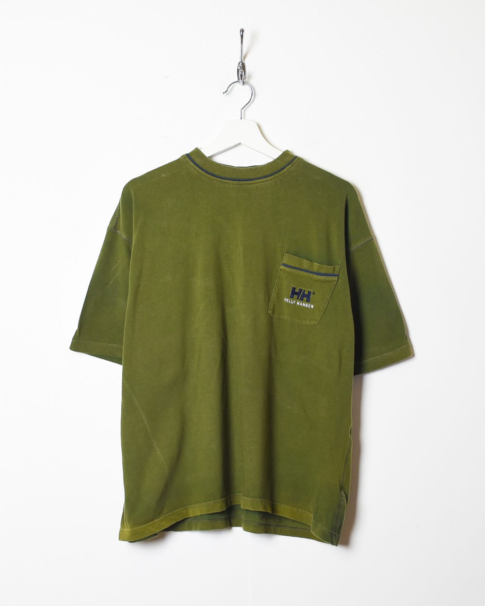 Green Helly Hansen Pocket T-Shirt - Medium