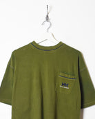 Green Helly Hansen Pocket T-Shirt - Medium