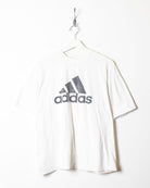 White Adidas T-Shirt - Medium