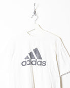 White Adidas T-Shirt - Medium