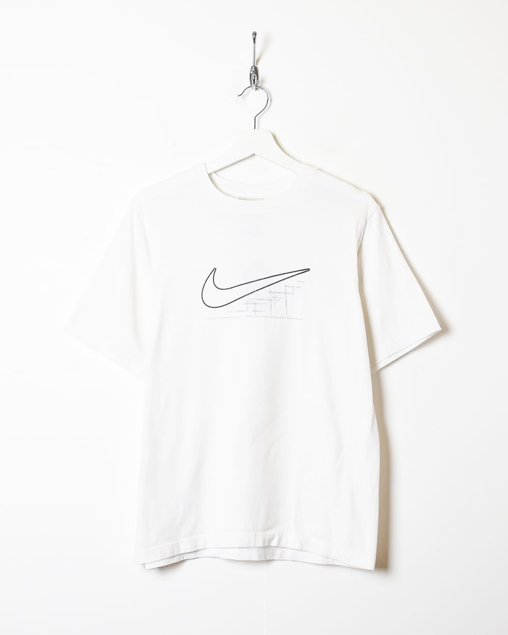 White Nike T-Shirt - Medium