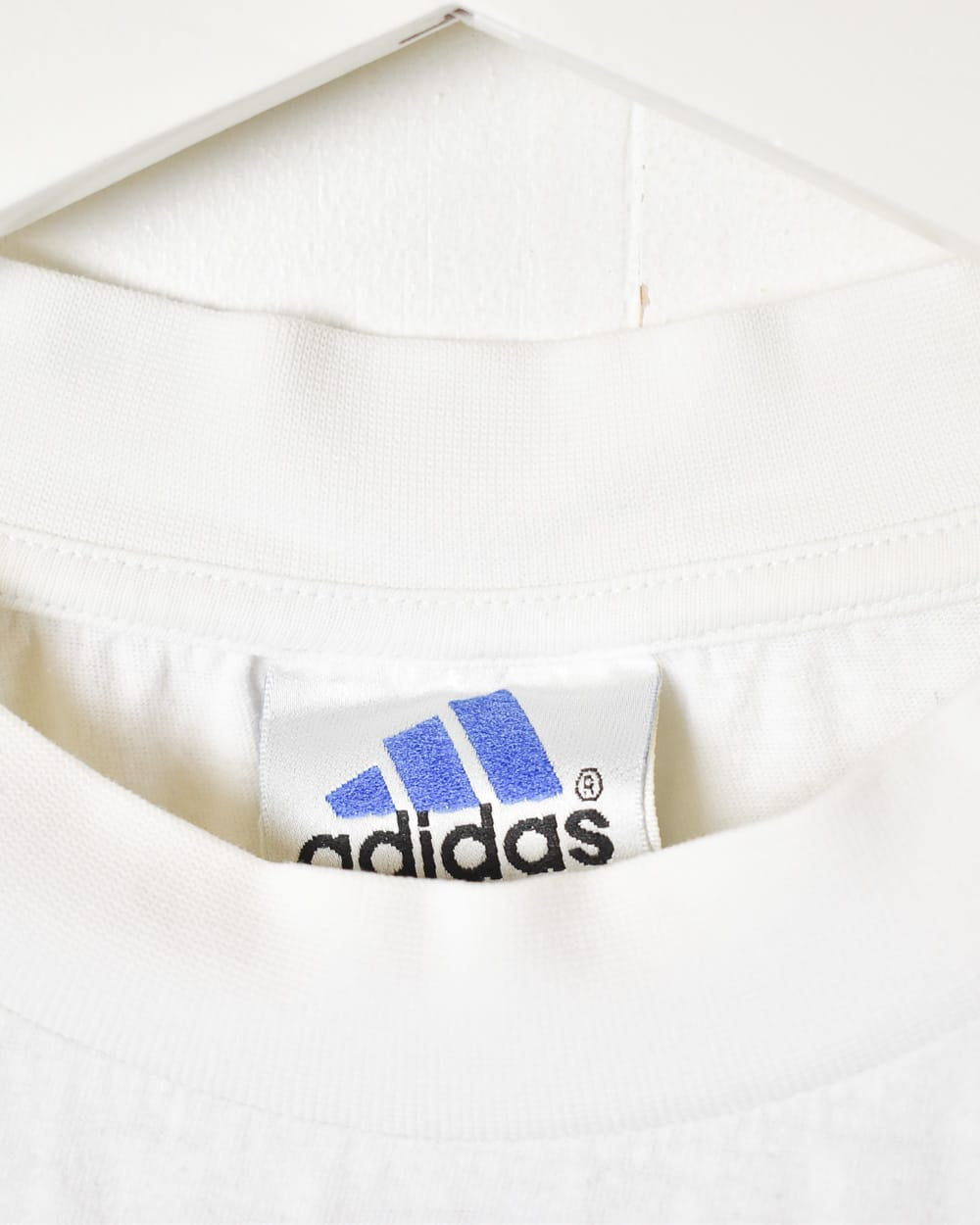 White Adidas T-Shirt - Medium