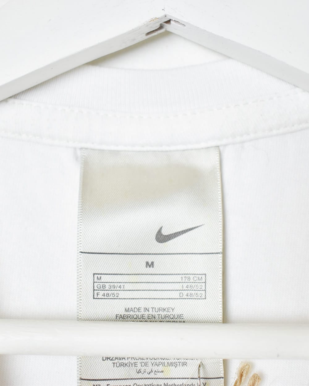 White Nike T-Shirt - Medium