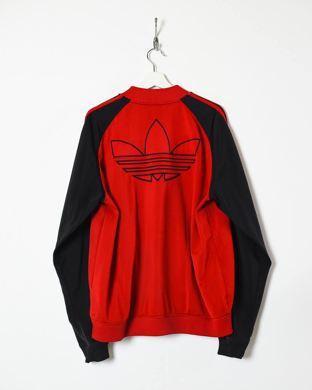Red Adidas Tracksuit Top - X-Large