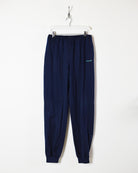 Navy Adidas Tracksuit Bottoms - W30 L34