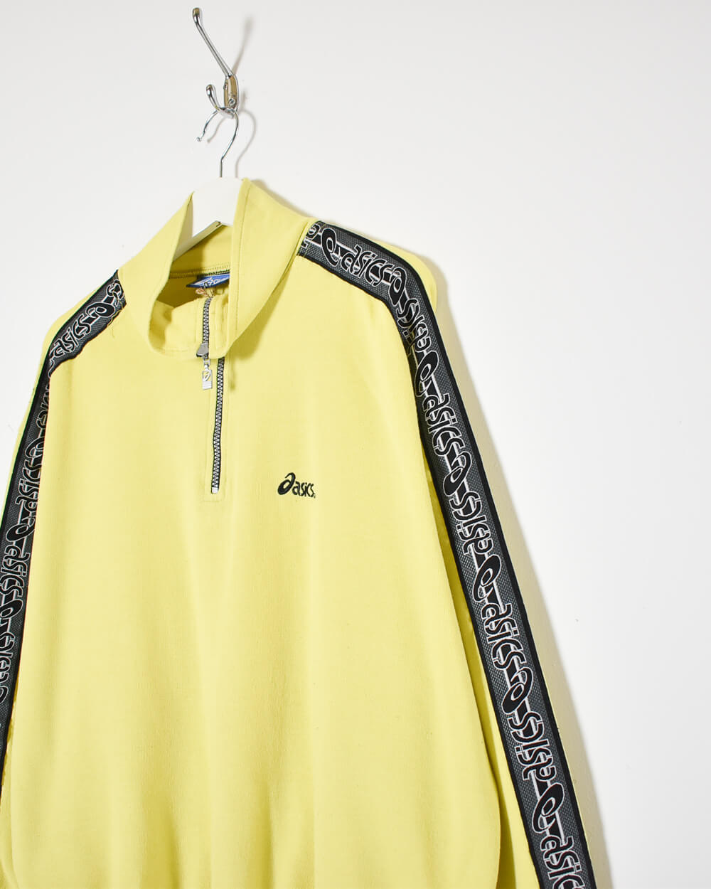 Yellow Asics 1/4 Zip Sweatshirt - Large