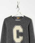 Grey Carhartt Knitted Sweatshirt - Small