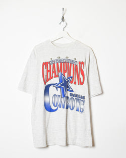 Vintage 90s White Logo 7 Toronto Blue Jays Single Stitch T-Shirt - Large  Cotton– Domno Vintage