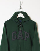 Green Gap Zip-Through Hoodie - Small