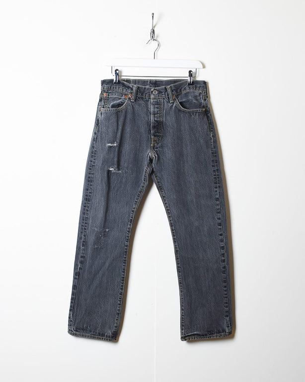 Grey Levi's 501 Jeans - W32 L28