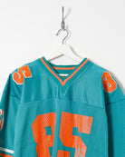 Blue Miami Dolphins Sports Fan 85 NFL Jersey - Large