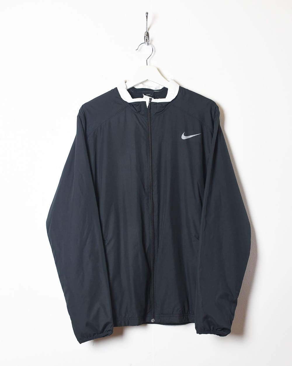 Black Nike Dri-Fit Windbreaker Jacket - Large