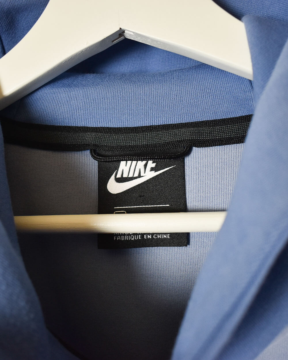 Blue Nike Zip-Through Hoodie - X-Large