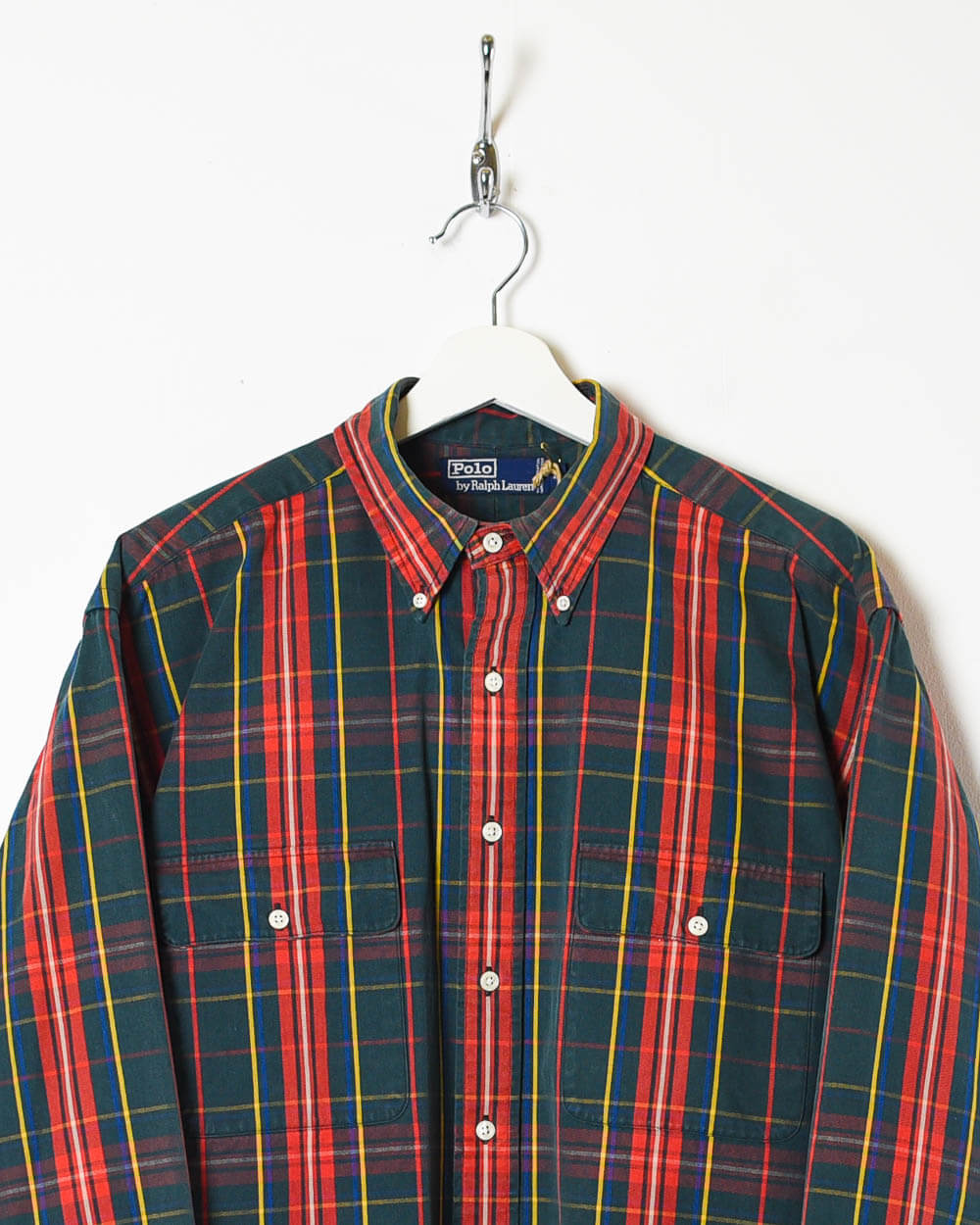 Green Ralph Lauren Check Shirt - Large