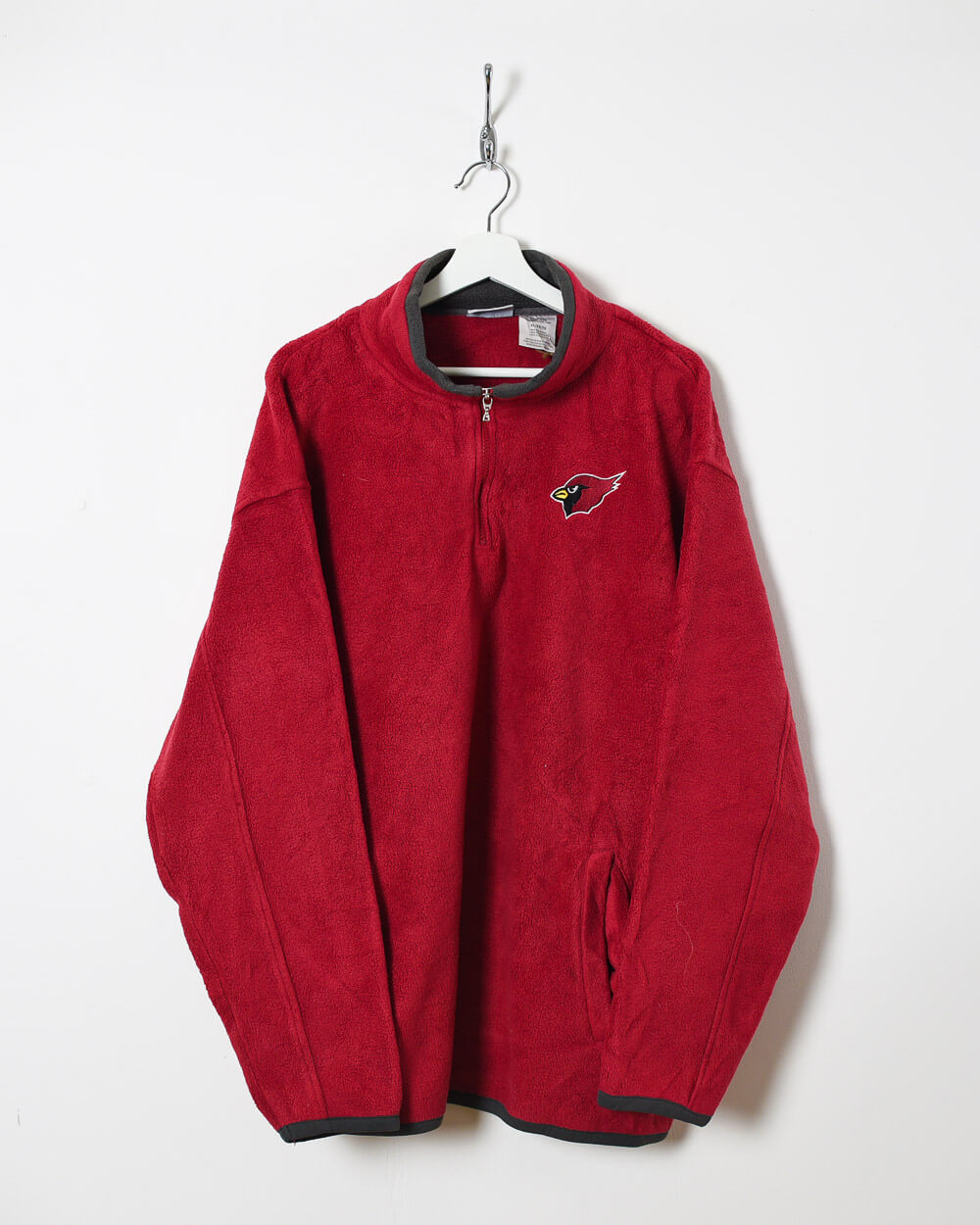 Maroon Reebok Cardinals 1/4 Zip Fleece - X-Large
