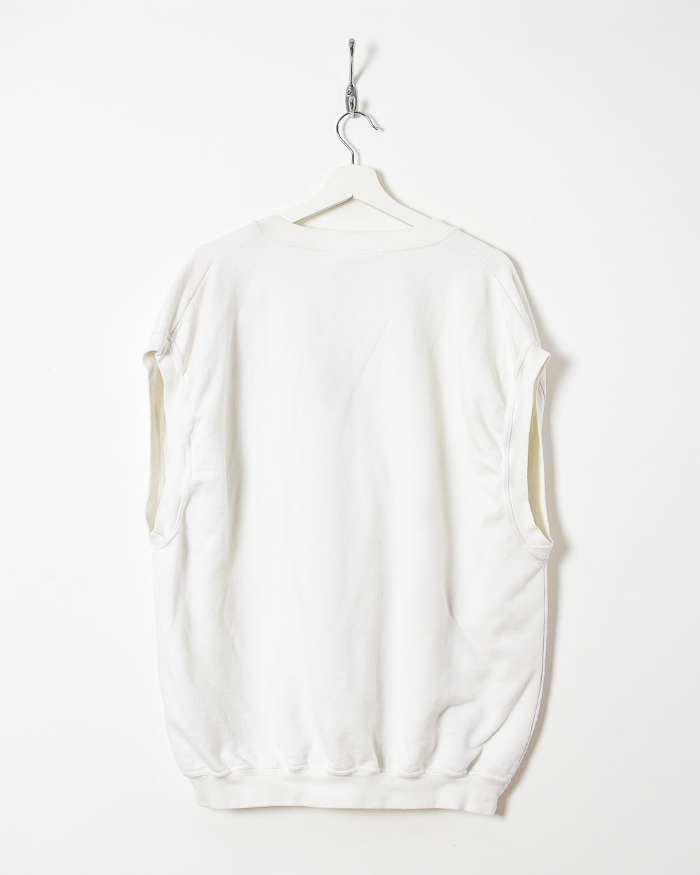 White Reebok 3401 Sweatshirt Vest - Large