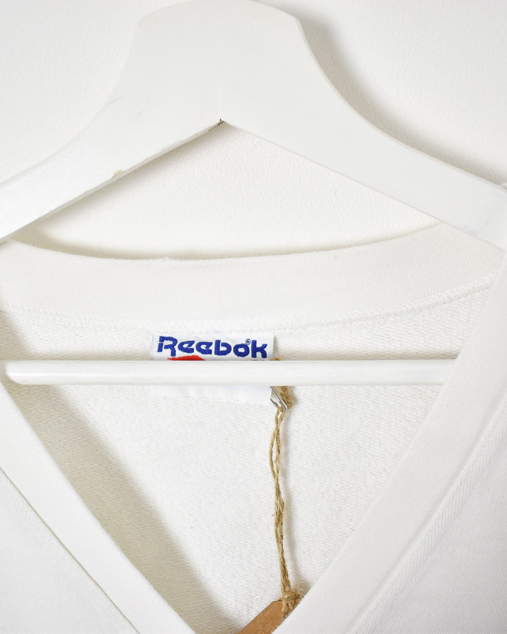 White Reebok 3401 Sweatshirt Vest - Large