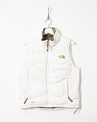 White The North Face Women's 550 Down Gilet - Small
