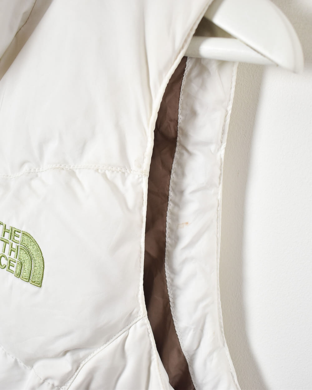 White The North Face Women's 550 Down Gilet - Small